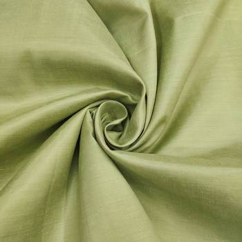 light green unstitched thread embroidery handwork with embroidered dupatta silk blend dress material 3