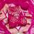 pink unstitched print handwork with woven embellished dupatta modal dress material