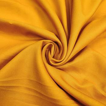yellow unstitched print handwork with woven embellished dupatta modal dress material 3