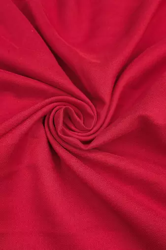 red unstitched print handwork with woven embellished dupatta modal dress material