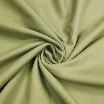 light green unstitched shimmer print handwork with printed dupatta linen dress material 3