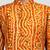 Boy's mustard rayon digital print knee length kurta