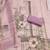 purple unstitched shimmer print handwork with printed dupatta linen dress material
