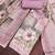 purple unstitched shimmer print handwork with printed dupatta linen dress material