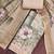 beige unstitched shimmer print handwork with printed dupatta linen dress material