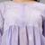 Seva chikan hand embroidered mauve terivoil lucknowi chikan top scl9244