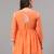 Seva chikan hand embroidered orange georgette lucknowi chikan top with slip scl9247