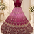 Rani Pink Color Beads,Sequins And Thread Work Net Lehenga Choli