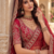 Maroon Color Crystal Beads,Sequins,Embroidery And Multi Thread Work Silk_Blend Lehenga Choli