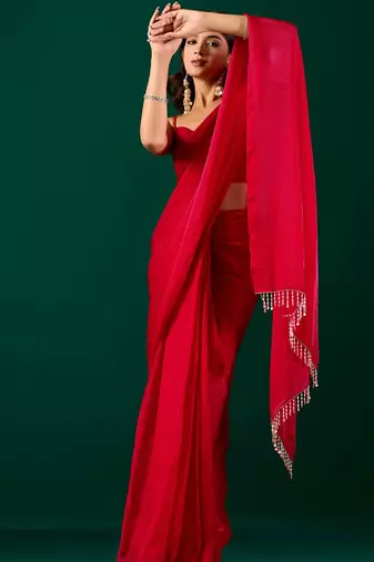 Embellished Ready to Wear Designer Saree