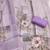 lavender unstitched shimmer print handwork with printed dupatta linen dress material