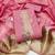 baby pink unstitched weaving handwork with woven dupatta dress material