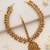 Women gold plated stone studded head jewellery