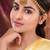 Women temple gold plated stone studded head jewellery