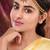 Women gold plated stone studded head jewellery