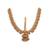 Women gold plated stone studded head jewellery