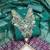 sea green unstitched weaving handwork with woven dupatta dress material