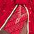 red unstitched print handwork with bandhani printed dupatta jaam dress material