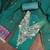 sea green unstitched weaving handwork with woven dupatta dress material