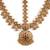 Women gold plated south indian stone studded head jewellery