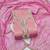 baby pink unstitched handwork with embroidered dupatta salsa dress material