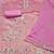 baby pink unstitched handwork with embroidered dupatta salsa dress material