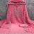 pink unstitched thread embroidery with embroidered dupatta georgette dress material