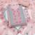 baby pink unstitched thread embroidery with embroidered dupatta georgette dress material