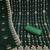 green unstitched thread embroidery with embroidered dupatta georgette dress material