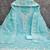 sky blue unstitched thread embroidery with embroidered dupatta chanderi dress material