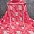 red unstitched thread embroidery with embroidered dupatta parampara silk blend dress material