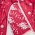red unstitched thread embroidery with embroidered dupatta parampara silk blend dress material