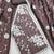 brown unstitched thread embroidery with embroidered dupatta parampara silk blend dress material
