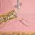 baby pink unstitched jamdani weaving with woven embellished dupatta muga dress material