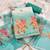 multi unstitched digital print with printed dupatta shimmer dress material