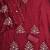 maroon unstitched thread embroidery with embroidered dupatta vichitra silk blend dress material