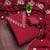 maroon unstitched thread embroidery with embroidered dupatta vichitra silk blend dress material