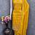 yellow unstitched thread embroidery with embroidered dupatta vichitra silk blend dress material