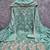 sea green unstitched thread embroidery with embroidered dupatta vichitra silk blend dress material