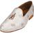 men's white colour fabric material slip-on ethnic shoes for men for weeding party occasion