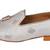 men's white colour fabric material slip-on ethnic shoes for men for weeding party occasion
