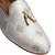 men's white colour fabric material slip-on ethnic shoes for men for weeding party occasion