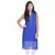 Blue Free Size Georgette Designer Kurti