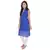 Blue Free Size Georgette Designer Kurti