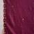 Wine embroidered kurta with farsi salwar & dupatta set