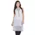 White Free Size Georgette Designer Kurti