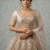Light Cream Color Crystal Beads,Diamond,Sequins And Handwork Motif Work Silk_Blend Lehenga Choli