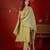 Sage green heavy work kurta with pant & dupatta set