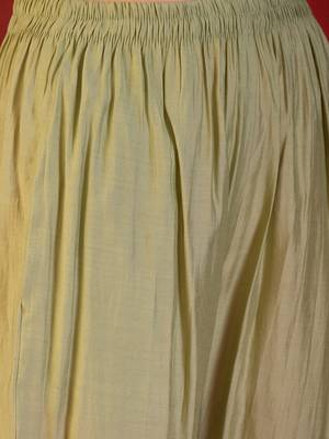 Sage green heavy work kurta with pant & dupatta set 6