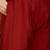 Maroon hand-worked kurta with pant & jacquard dupatta set